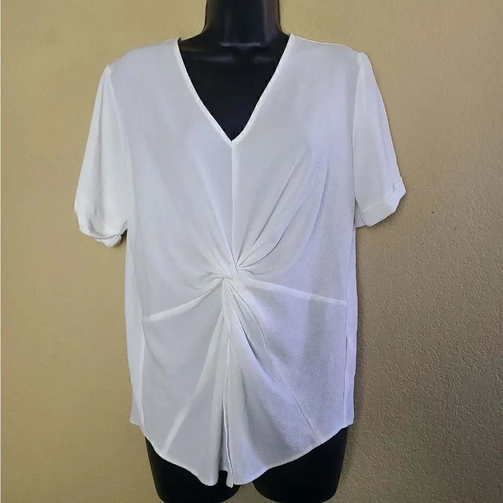 ASOS Tuck Drape Front Top - Picture 1 of 8